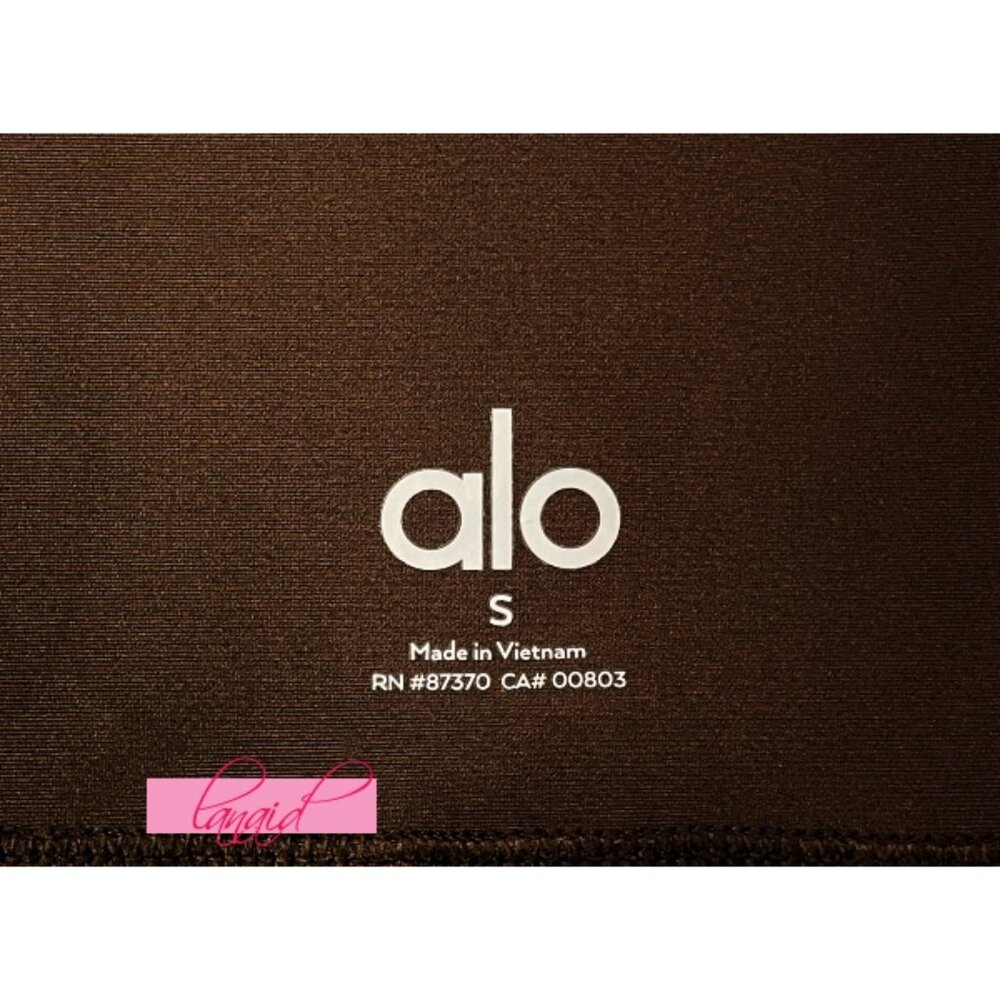 Alo 7/8 High-Waist Airlift Leggings Espresso Hi-Rise Waisted Skinny Tights Pants - Picture 10 of 13
